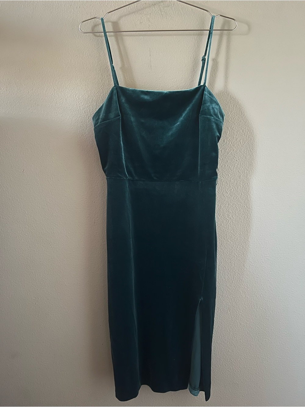 Express Velvet Midi Slip Dress